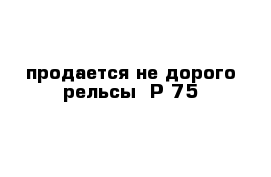 продается не дорого рельсы  Р-75